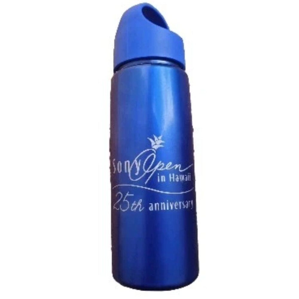 Sony Open In Hawaii 25th Anniversary sports water bottles. Made in the USA